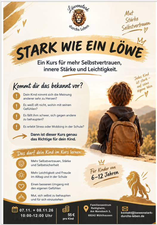 Stark wie ein Löwe